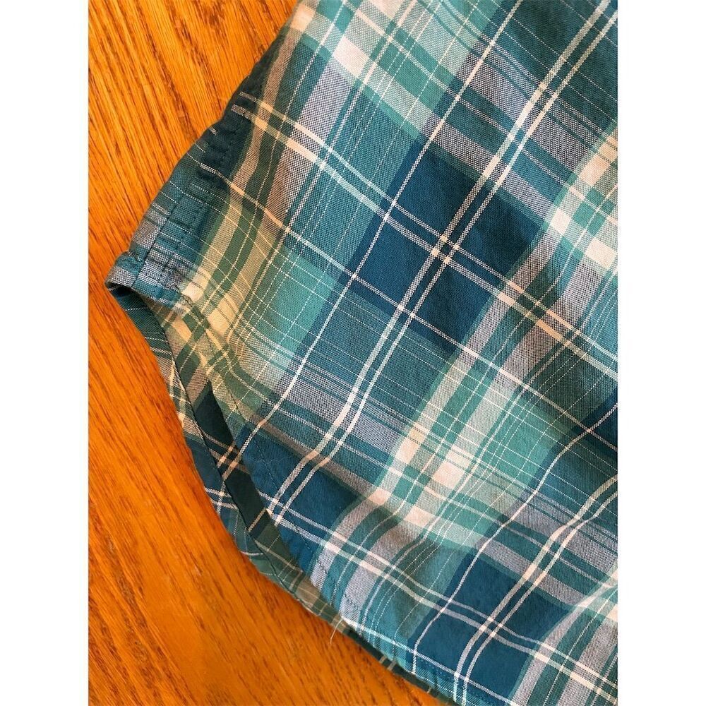 3/$15. Banana Republic Men's Plaid Button-Up Shirt Size L Multicolor Casual - Picture 4 of 9